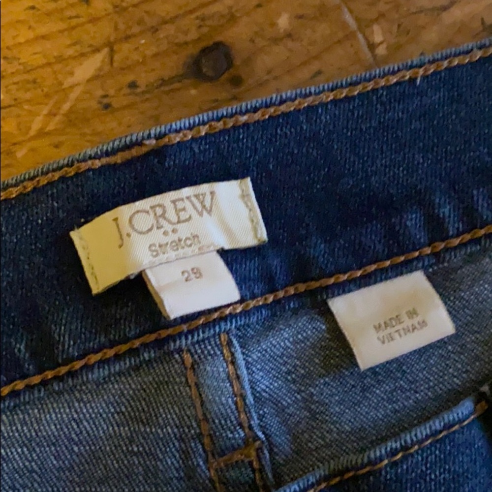 J Crew size 29 stretch denim jeans